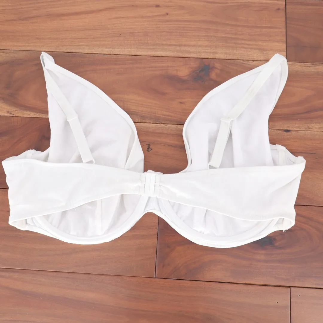 Cos Design White Plunge Bra Underwire Support Adjustable Straps Size undefined - Image 4