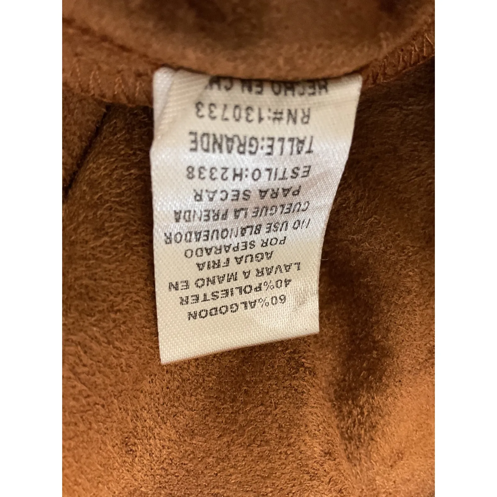 Umgee USA Brown Crochet Lace Trim Vest Duster Long Open Front Pockets L Size L - Image 10