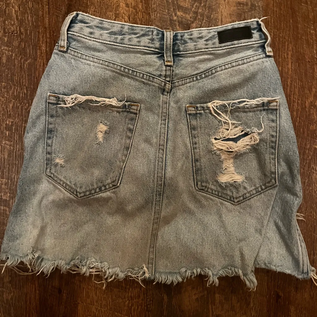 Abercrombie & Fitch Zoe Natural Rise Vintage A-Line skirt - Image 2