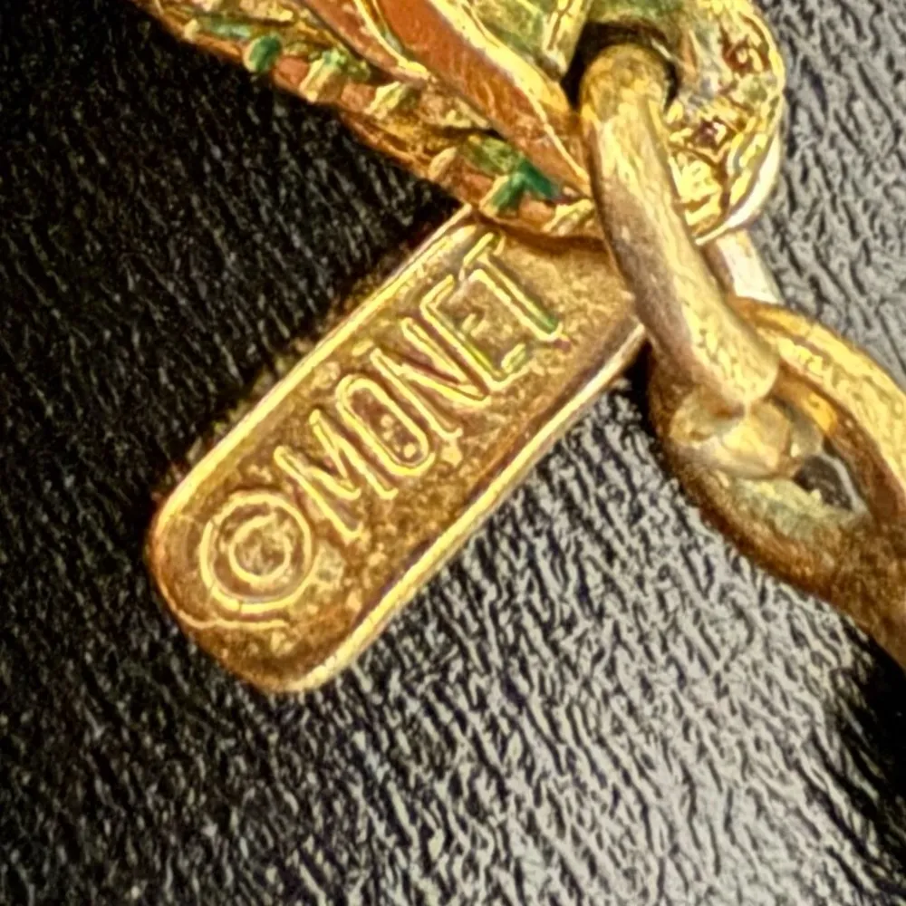 Vintage MONET Herringbone Wheat Gold Tone Twisted Chain 20” Necklace 13g. - Image 4