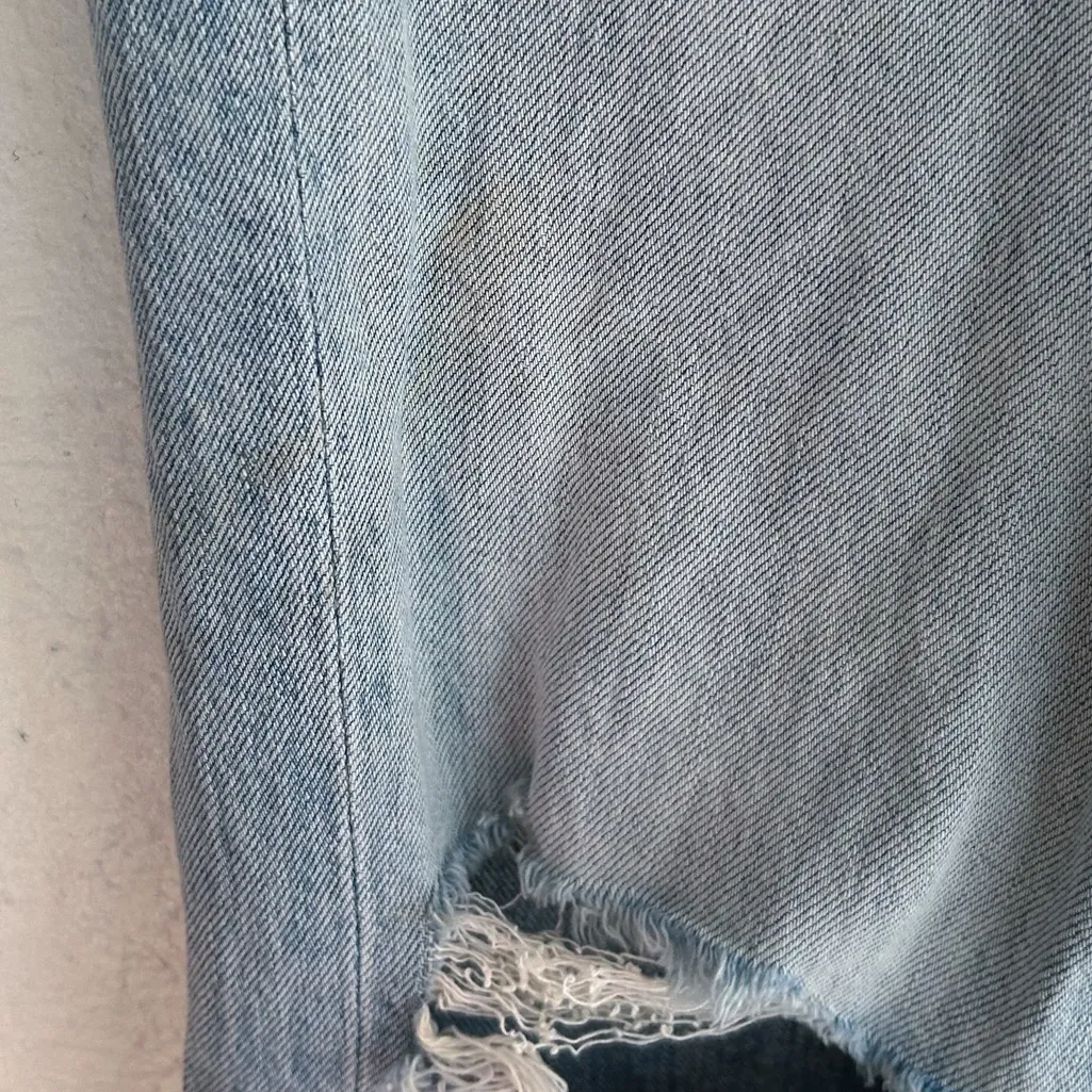 Agolde Riley High Rise Straight Crop in Shatter Sz 25 - Image 5