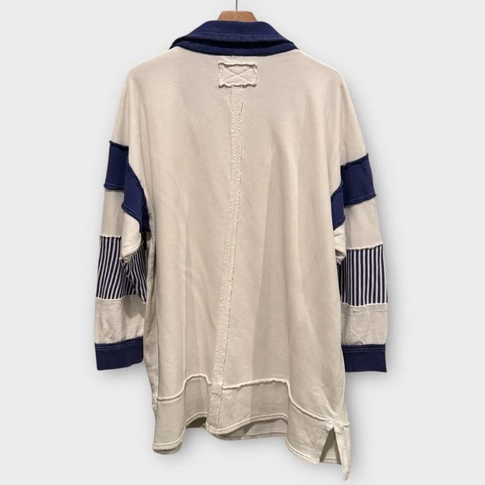 Free People x We The Free Clean Prep Polo Size Large - Image 4