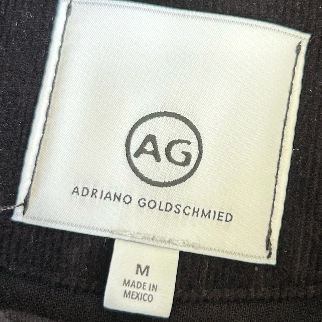AG Adriano Goldschmied Black Corduroy Jacket Size Medium - Image 3