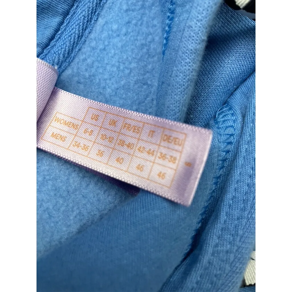 Savage X Fenty Blue Checkered Hoodie Oversized Athletic Sportswear Logo Size S - Image 4