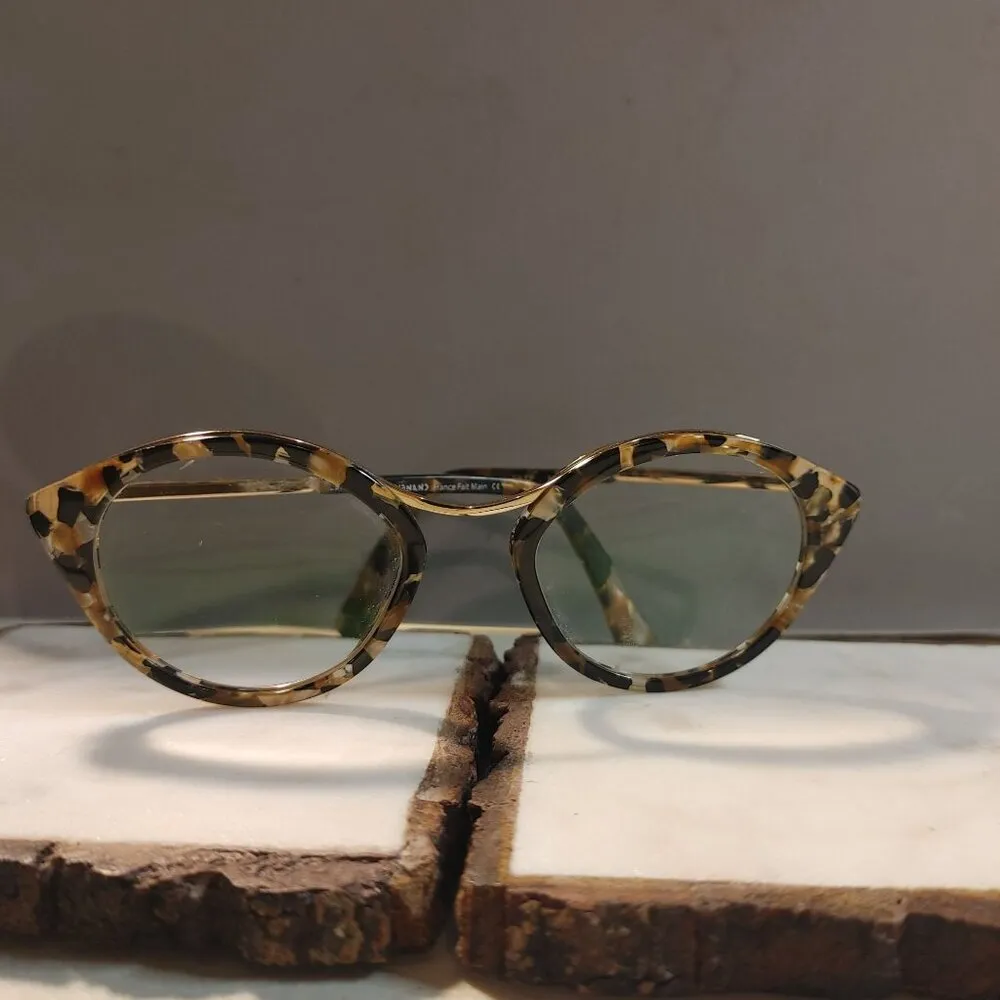 Bruno Chaussignand Julep Marble Brown Eyeglass Frame Paris France Vision - Image 7