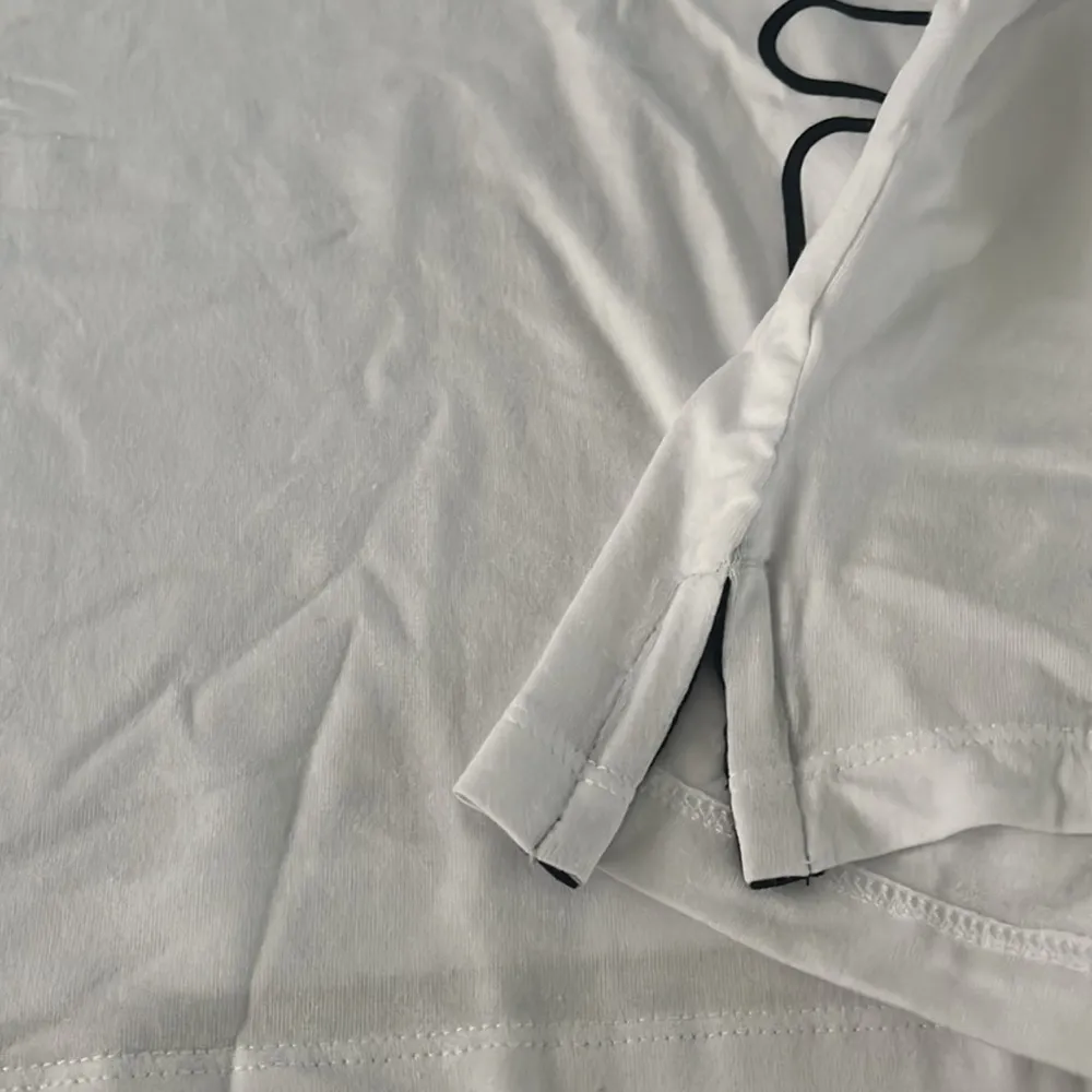 Women’s Shirt Brunch Crew Cropped Tee Boyfriend Boxy Fit 2X White Stretch - Image 4