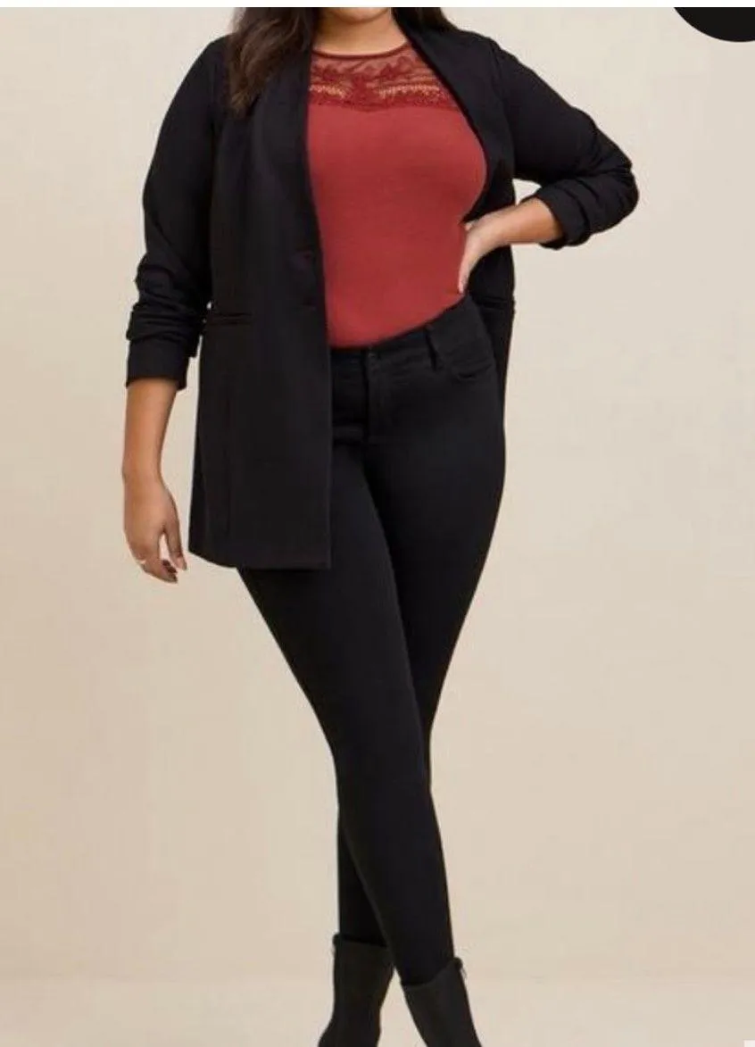 Torrid Black Longline Blazer - Image 2