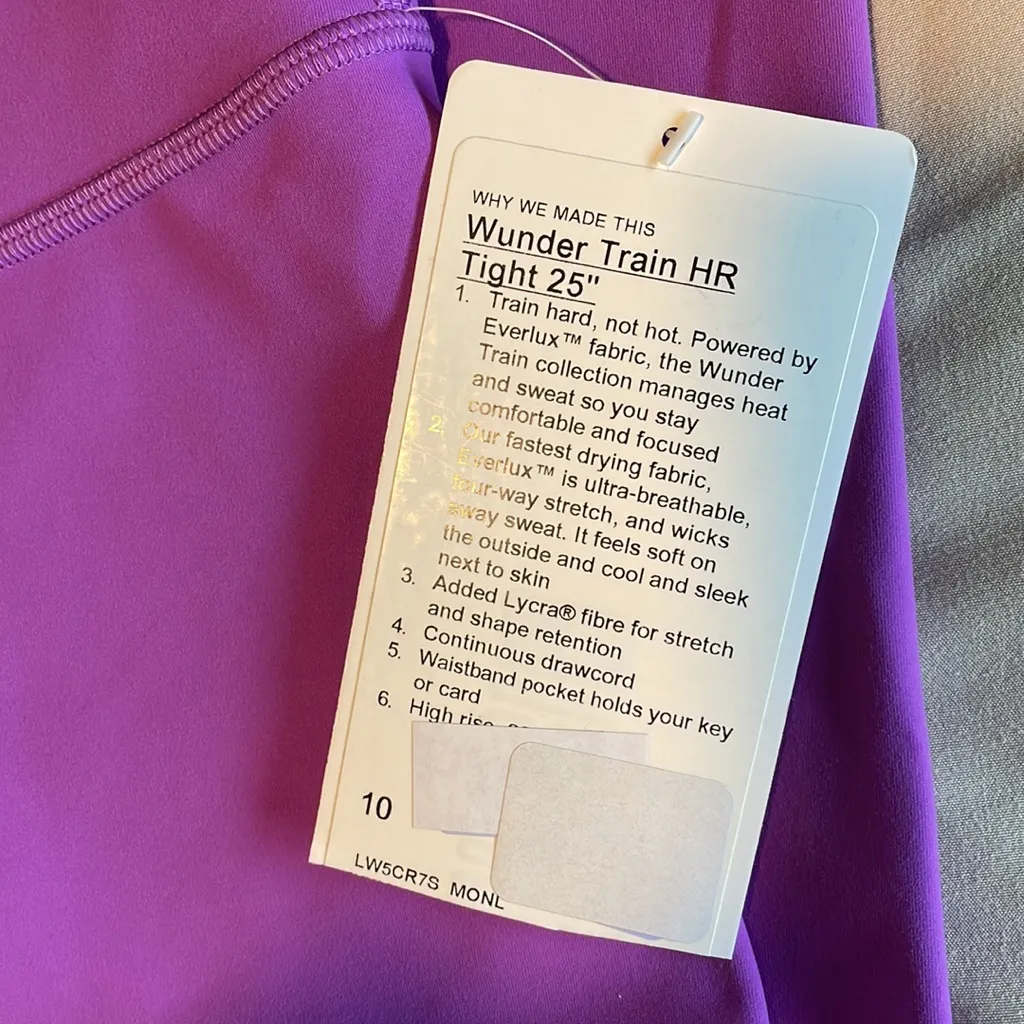 Lululemon wunder train “25 - size 10 - Image 2