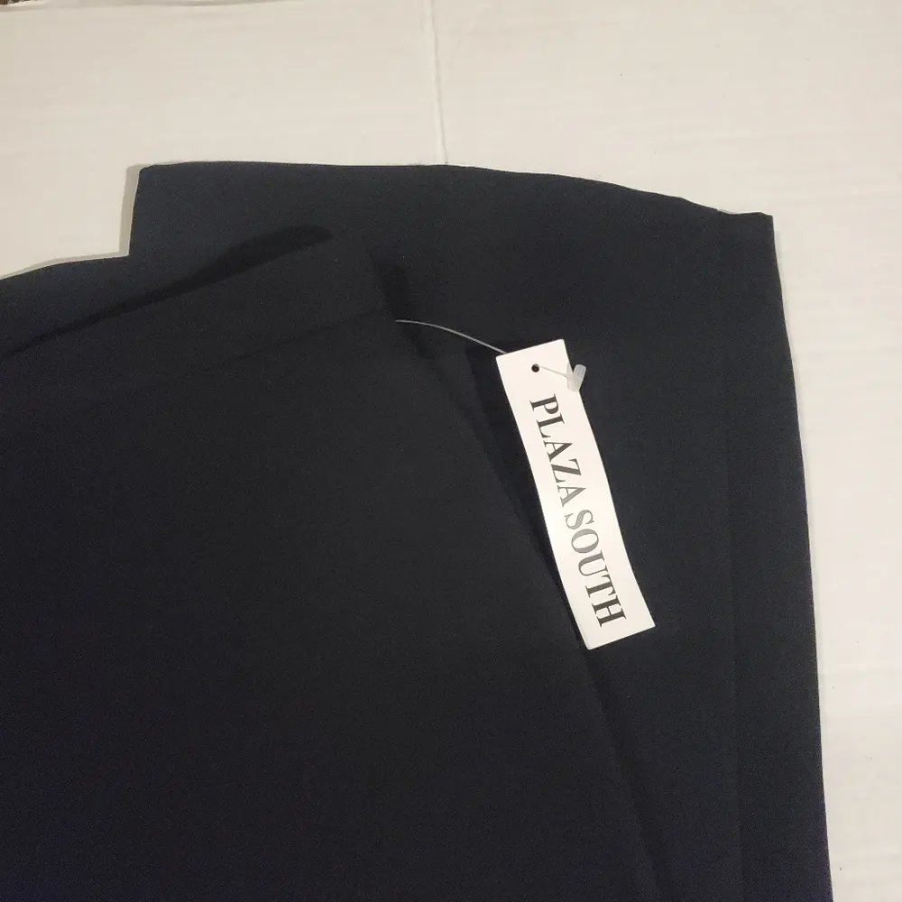 🔥SALE🔥NWT!Plaza South Womens Black Casual Dress Pants 10 - Image 3