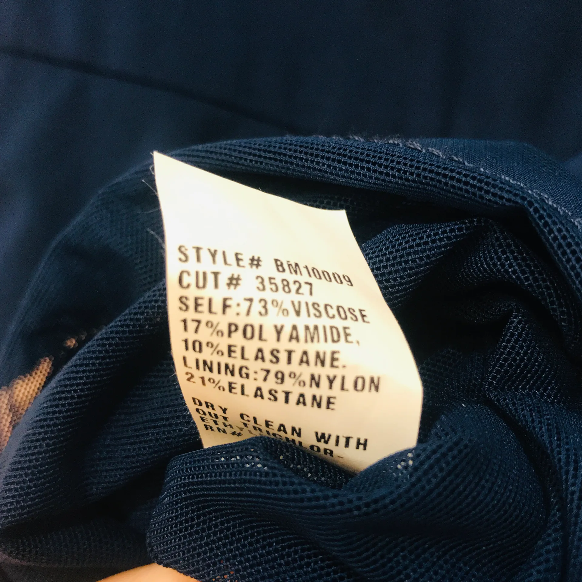 NWT  Navy blue dress sz 10 - Image 7