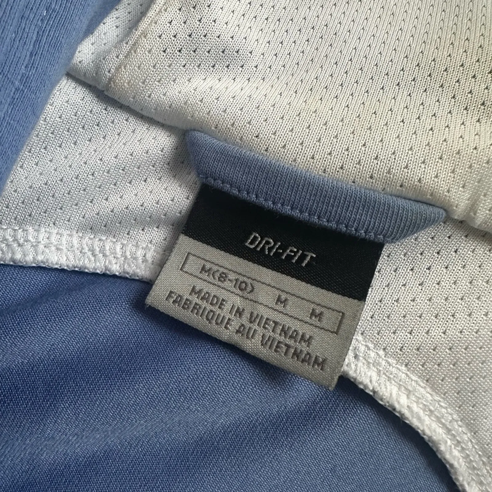 Nike Full Zip Blue Hoodie Zipper Pockets Athletic Athleisure Sporty Prep Travel - Image 7