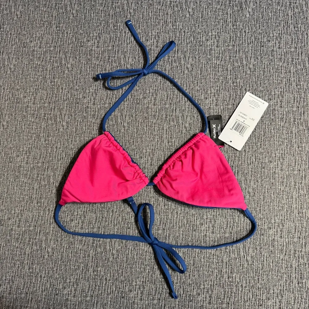 Hurley Women’s Reversible Basic Triangle Bikini Top - Image 3
