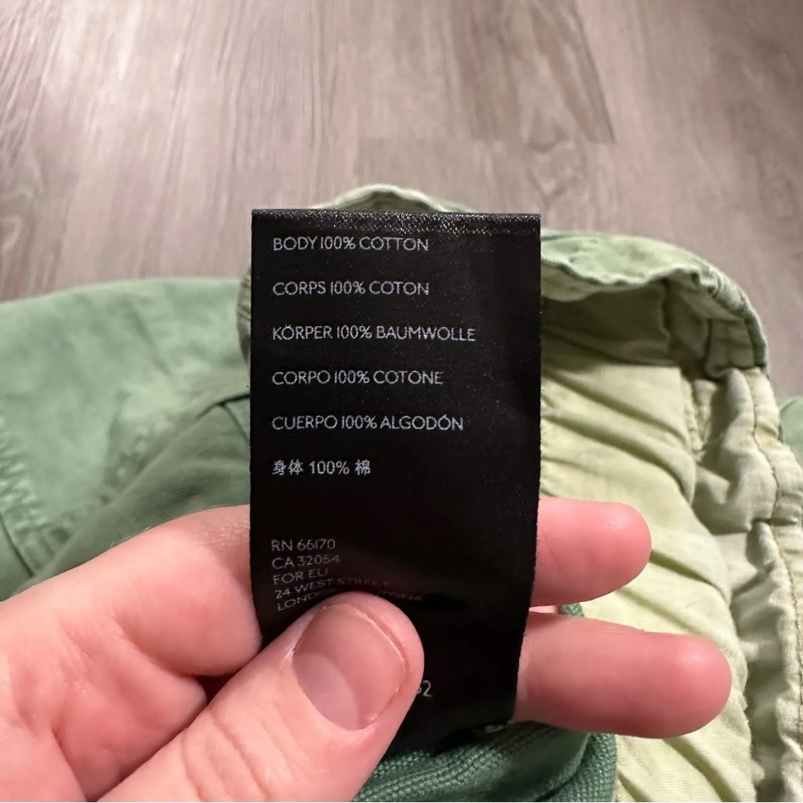 Urban Outfitters BDG Green High Rise Full Length Cargo‎ Pants Size S - Image 6