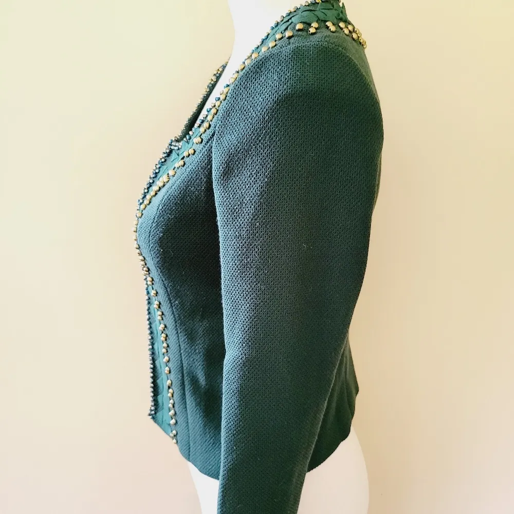 Ark & Co beaded applique blazer size s - Image 4