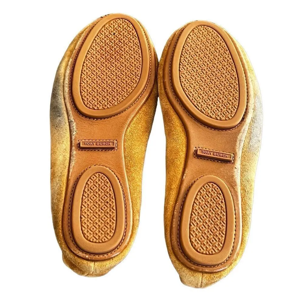 Tori Burch Minnie Travel Suede Ballet Flats size 6.5 - Image 3