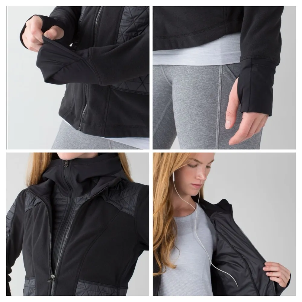 Lululemon Fleecy Keen Jacket 111 SZ:4 - Image 4