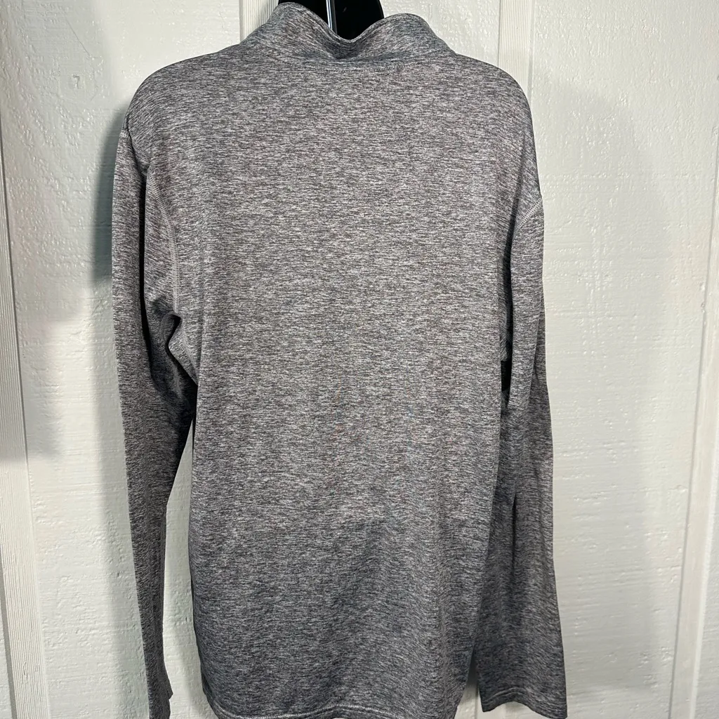 Tek Gear Gray Dry Tek Women’s Long Sleeve 1/4 Zip Pullover Size Medium E… - Image 4