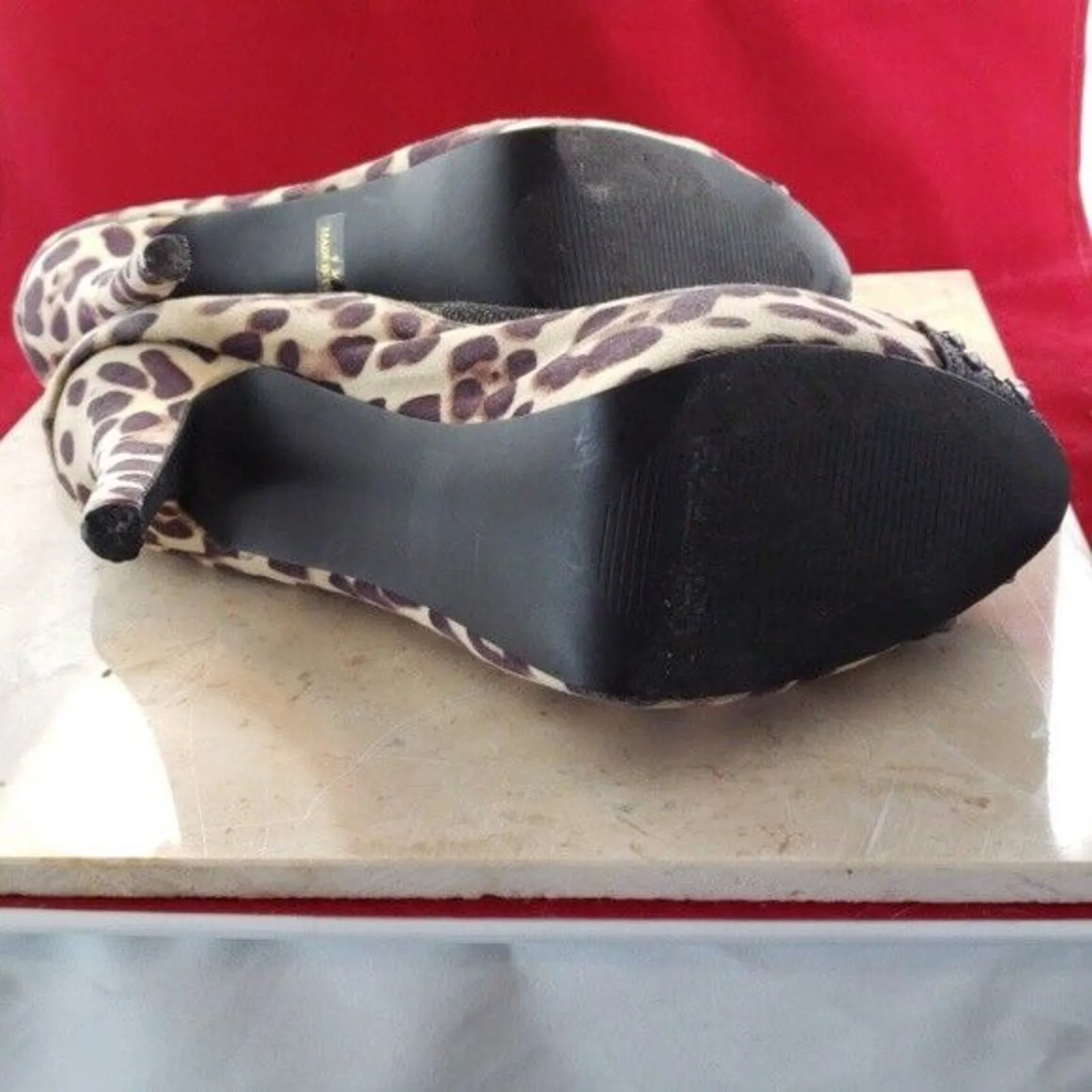 Penny Loves Kenny Heels - Animal Print High Heels - Size 9.5 - Image 7