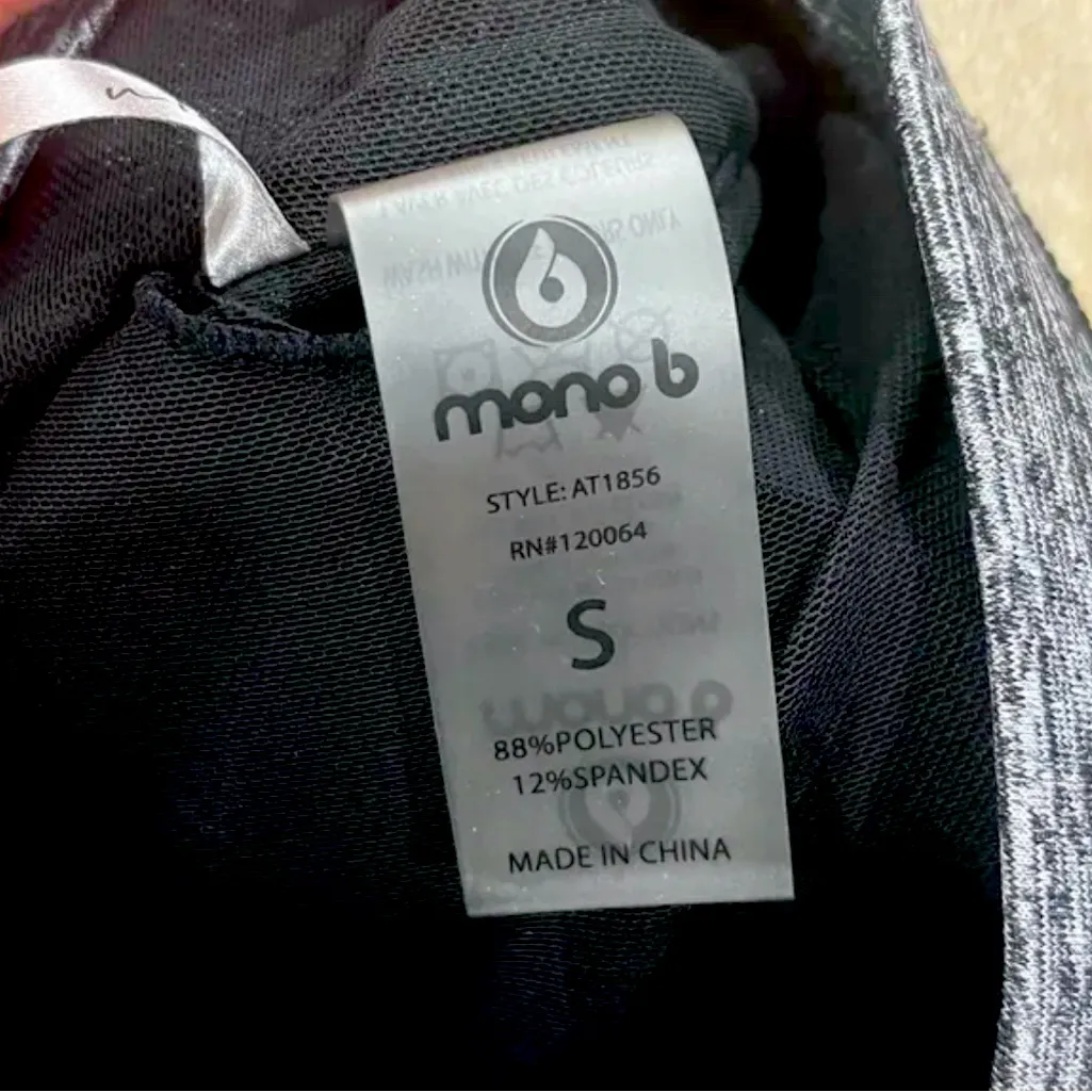 Mono B clothong Grey sport bra never worn Silver - Image 5