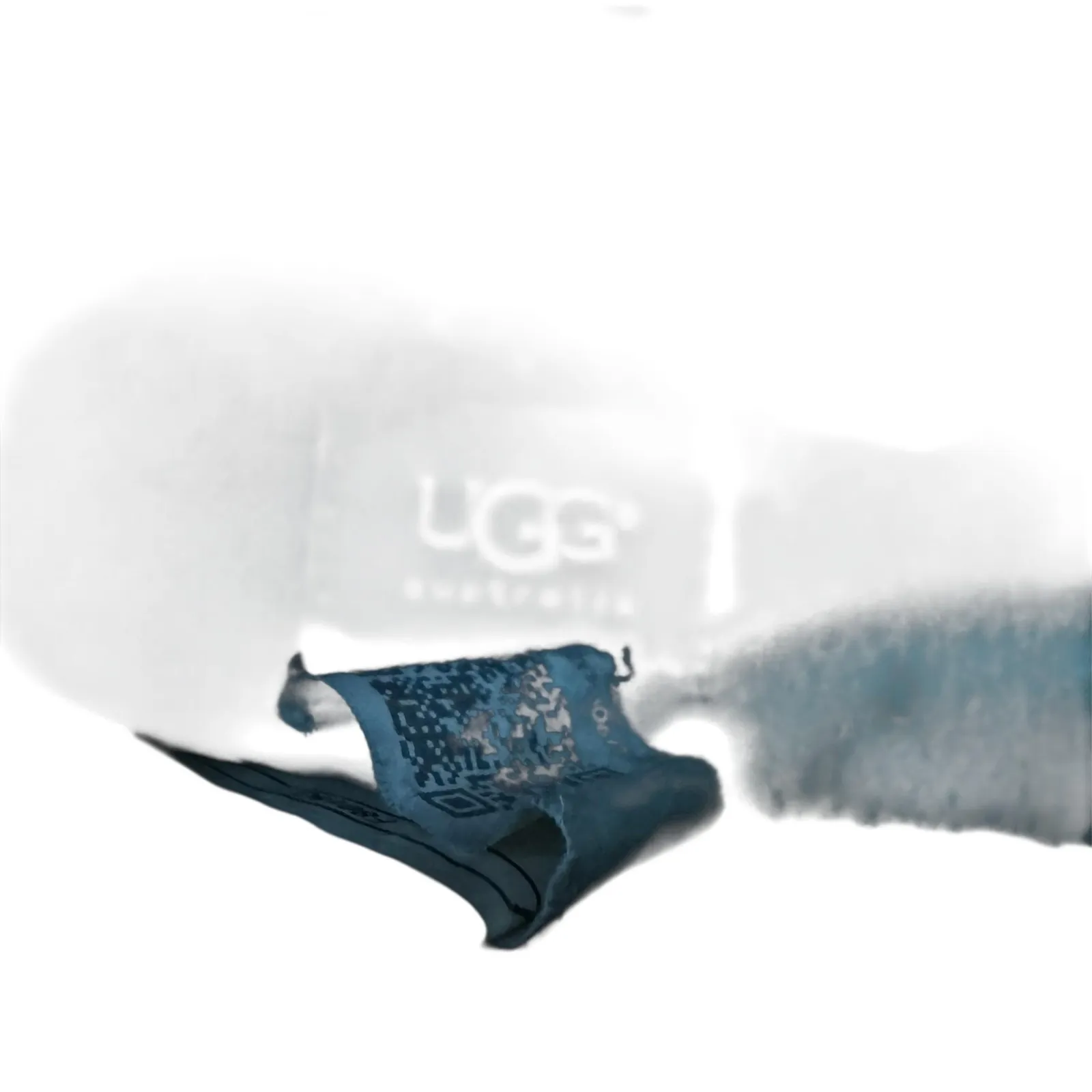 UGG Boots Womens‎ Size 7 Black Wedge Platform Ankle Leather Side Zip Strap EU 38 - Image 4