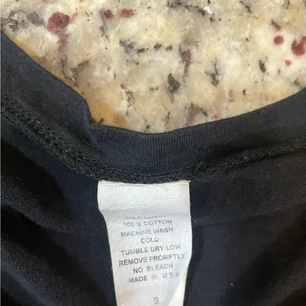 Van Halen World Tour Graphic Black Women's Tee - Image 3