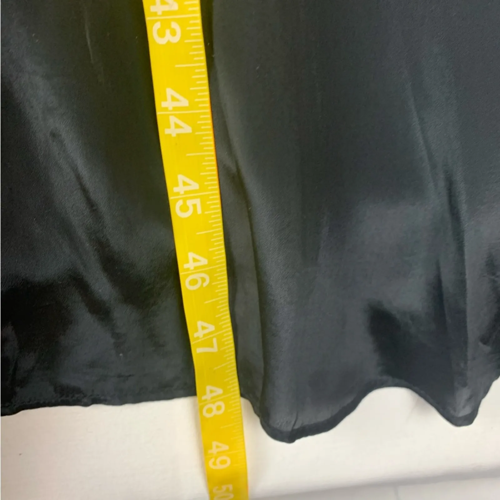 FARM Rio size medium black Lace Midi Dress new Stevie nicks witchy boho satin - Image 15