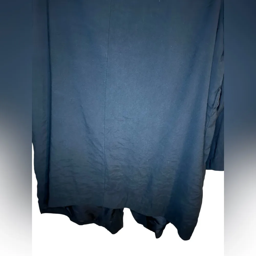 H&M Open Front Draped Coat Size XXL Black - Image 6