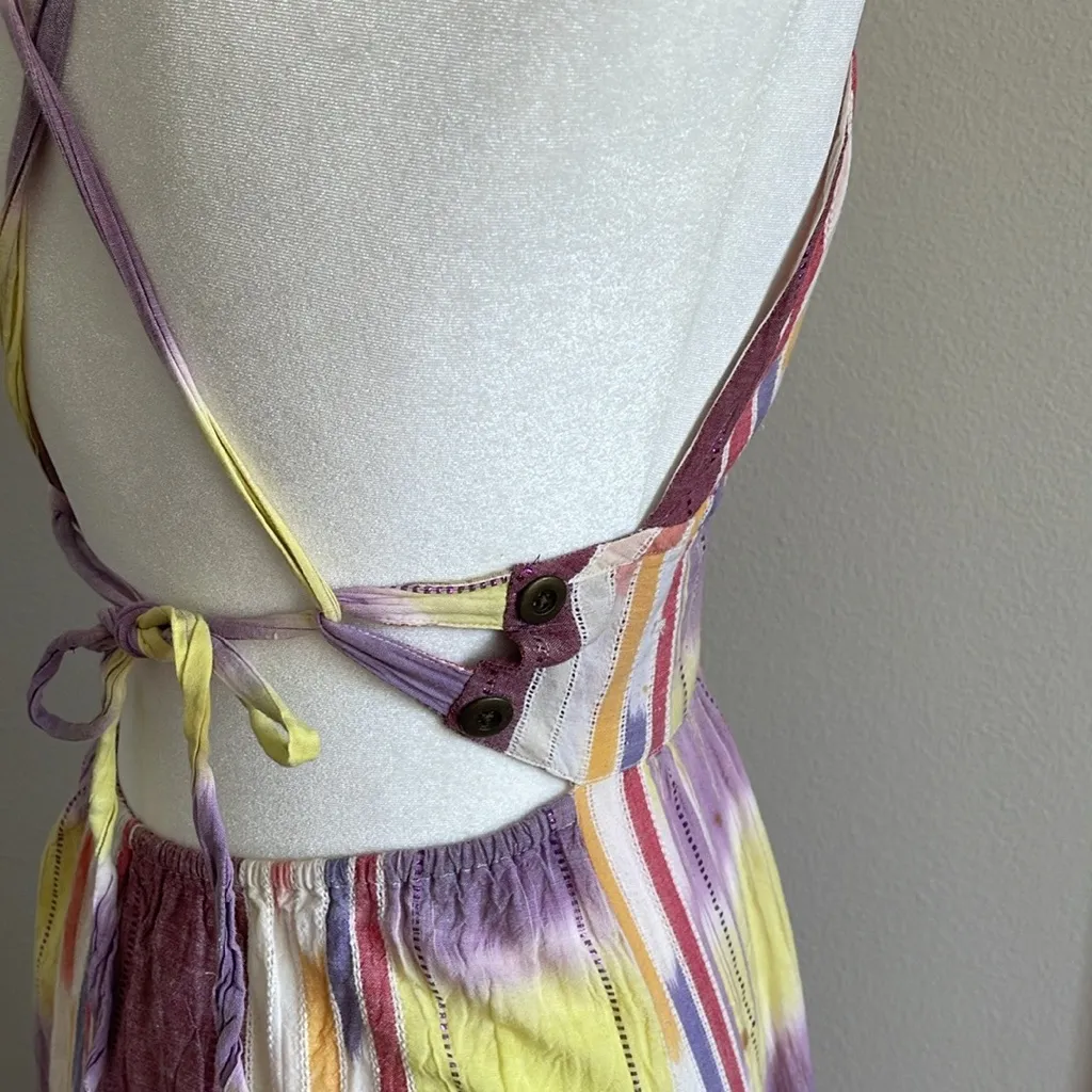 Hurley Vibrant Strappy Maxi Dress Size S - Image 6