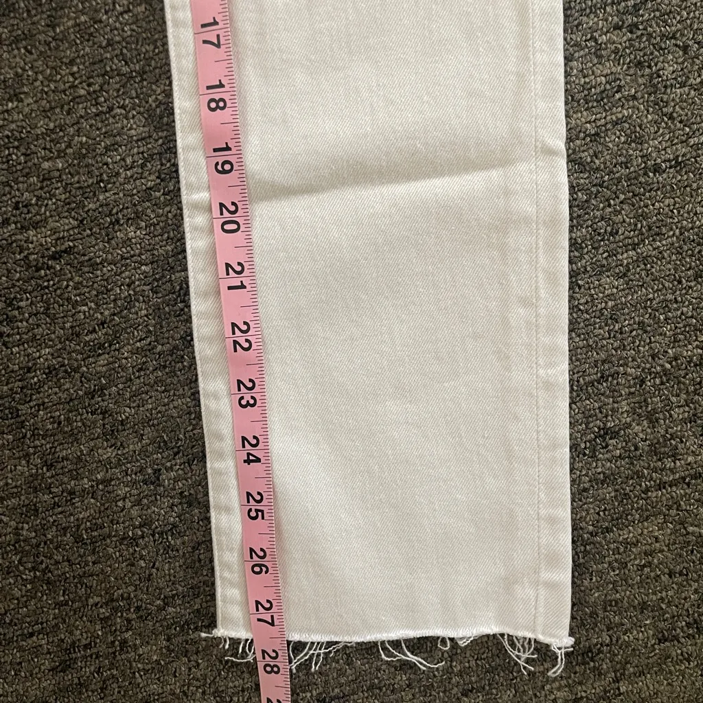 FRANK & EILEEN Jeans W 25 Cork Everyday Natural Button Fly Raw Hem - Image 7