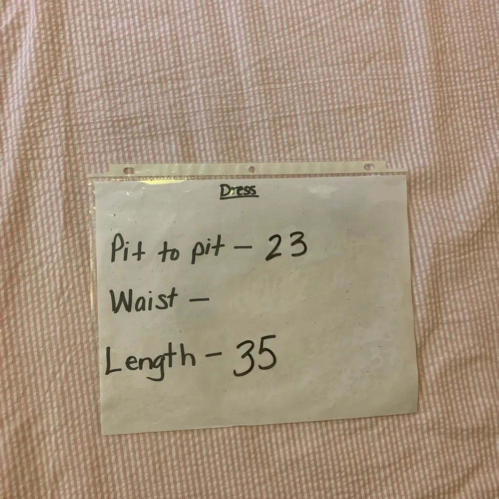 Charlie Paige Dress XL Pink White Stripe Mini Sleeveless 100% Cotton Side Zip - Image 7