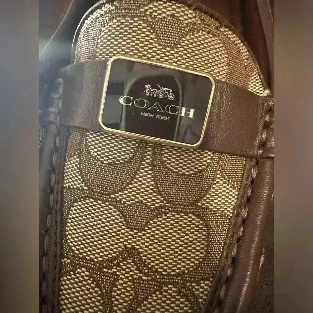Coach Brown Signature Loafers - Image 6