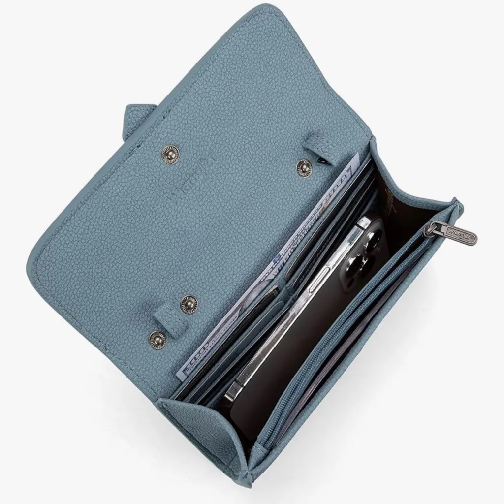 Wrangler Steel Blue Crossbody Bag - Image 4