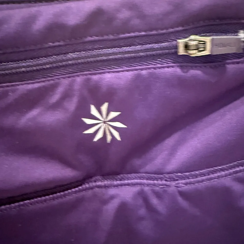 Athleta Skort Ruffle Athletic Skirt Purple Activewear Skirt Back Pocket S - Image 3