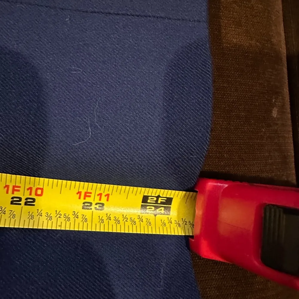 Blue Classic Vintage Jacket Gold Zipper 100% Wool SZ 10 Great Condition. - Image 12