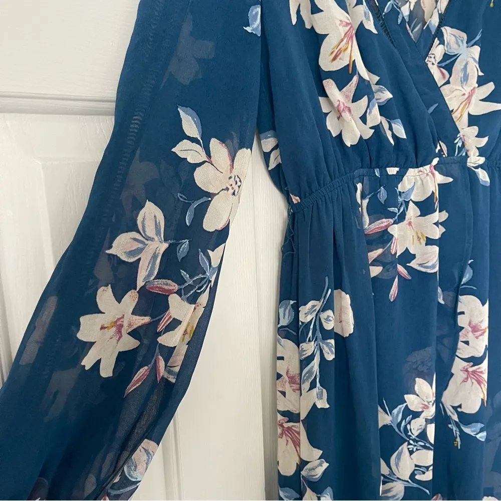 Flying Tomato Floral Cold Shoulder Wrap Dress - Image 6