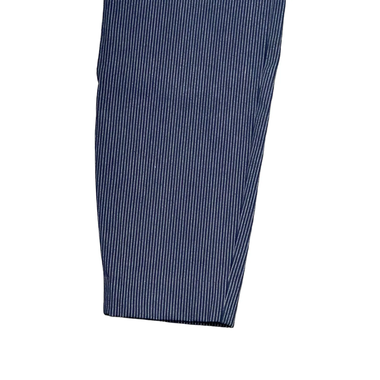 Maurices Skinny Ankle‎ Pants Size 8 Regular Blue White Striped Womens 30X28 - Image 3