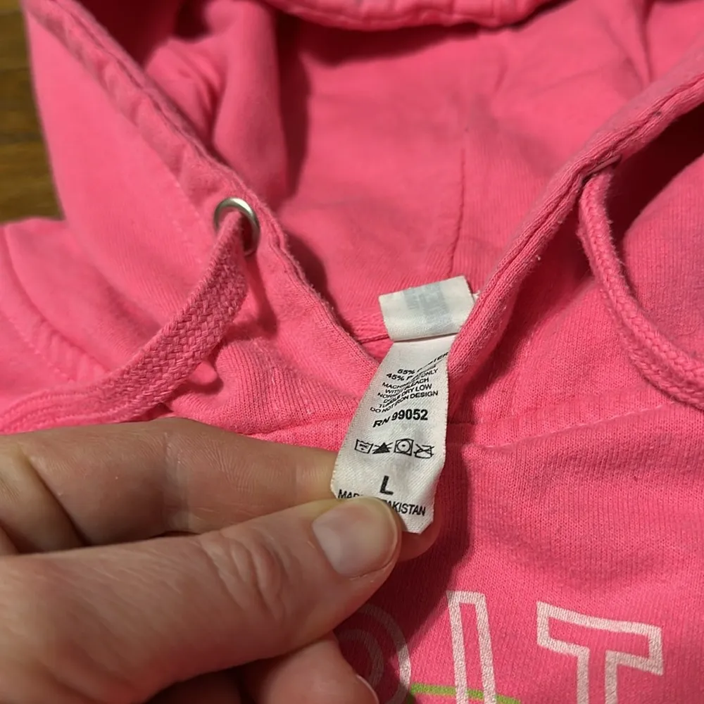 To Write Love On Her Arms Pink Graphic Hoodie, Arm Logo, Sz Large - Image 3