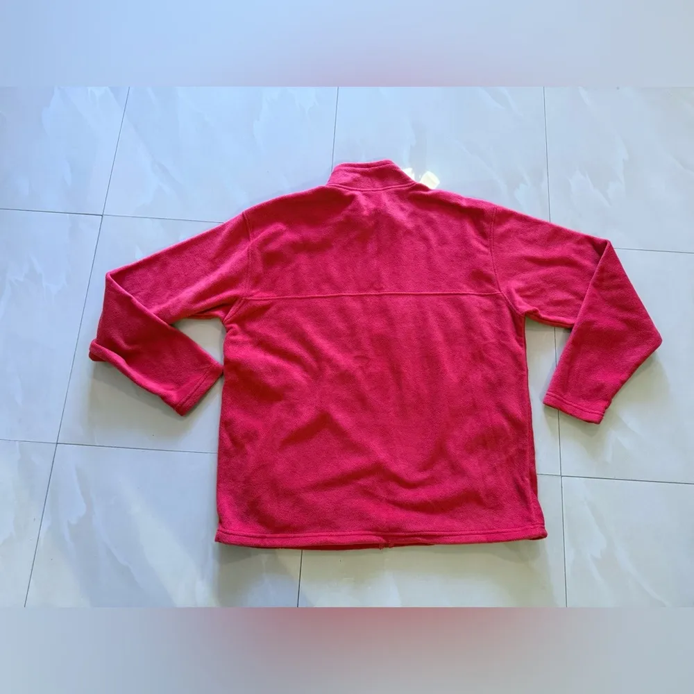 Colorado Clothing Red w/Black Trim Full Zip Fleece Jacket Size Large - Image 15