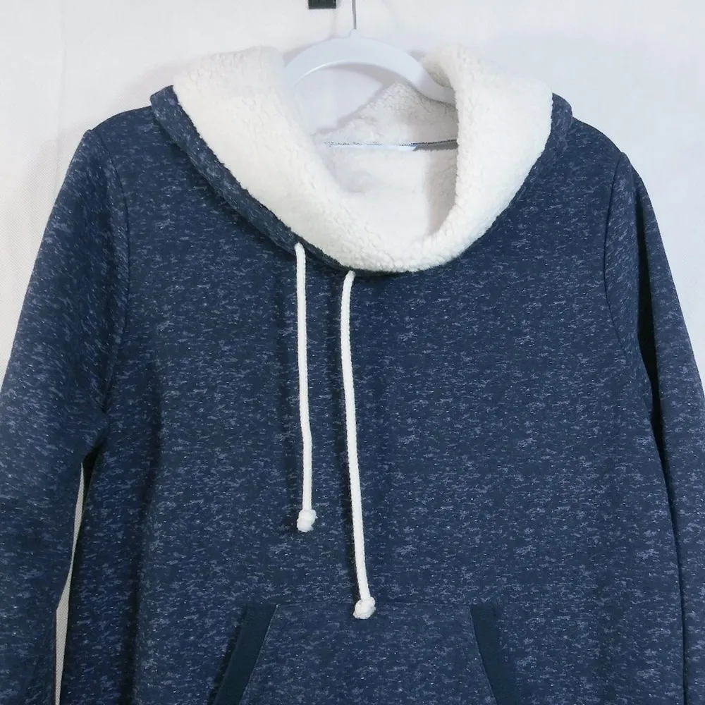 Pajamagram Solstice Shearling Rollneck Pajama Sweatshirt M Size M - Image 4