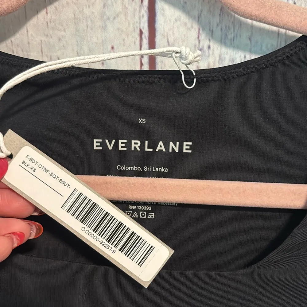 NWT Everlane The Long-Sleeve Supima® Square-Neck Bodysuit - Image 5