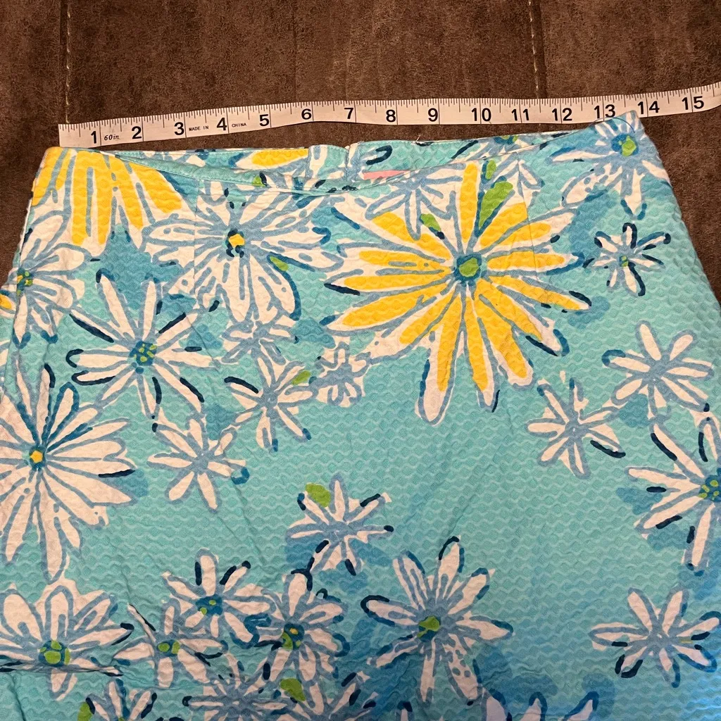 Lilly Pulitzer Skirt Tate Breakwater Daisy Mini Floral Size 00 - Image 4