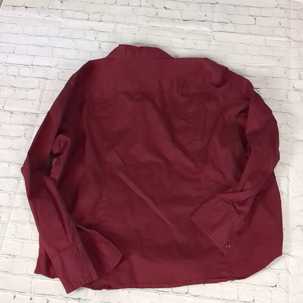 Harley Davidson burgundy long sleeve top size 2W - Image 4