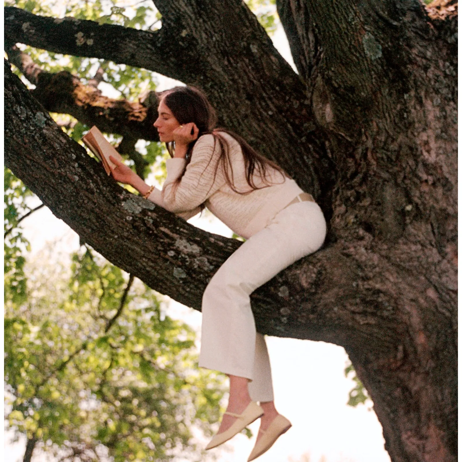 J.Crew Full Length Wide Leg Trouser Cotton Linen Cotton Blend Ivory US 12 NWT - Image 5