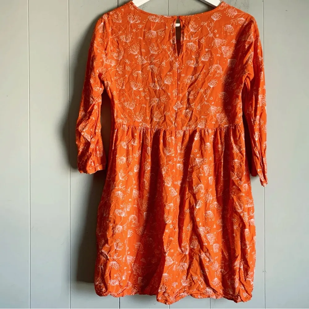 Old Navy Floral Babydoll Mini Dress 3/4 Sleeve Small - Image 2