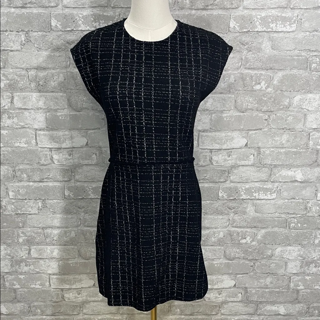 Zara Textured Jacquard Dress - Image 2