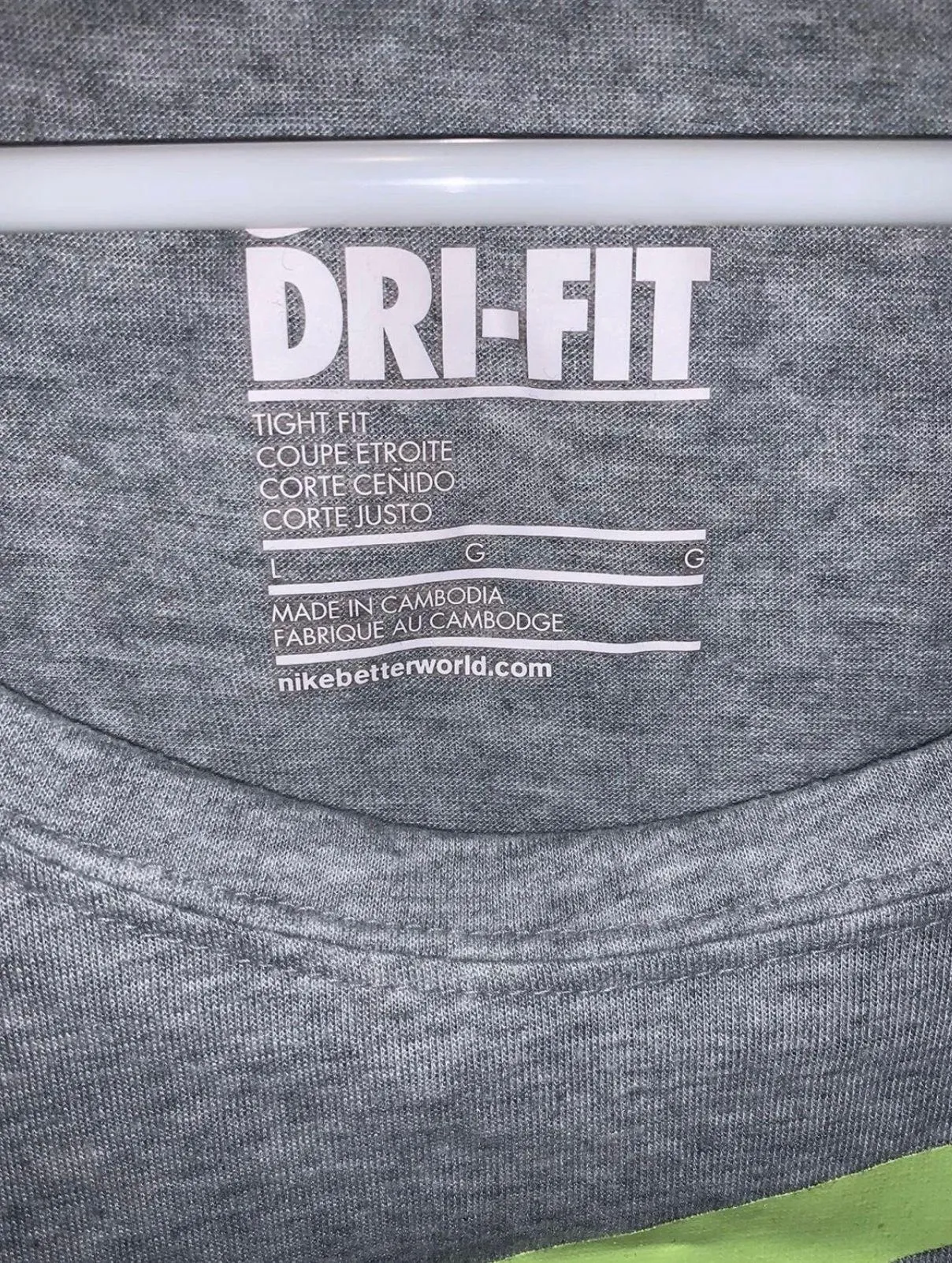 Dri-FIT Crop Top Shirt US L - Image 4