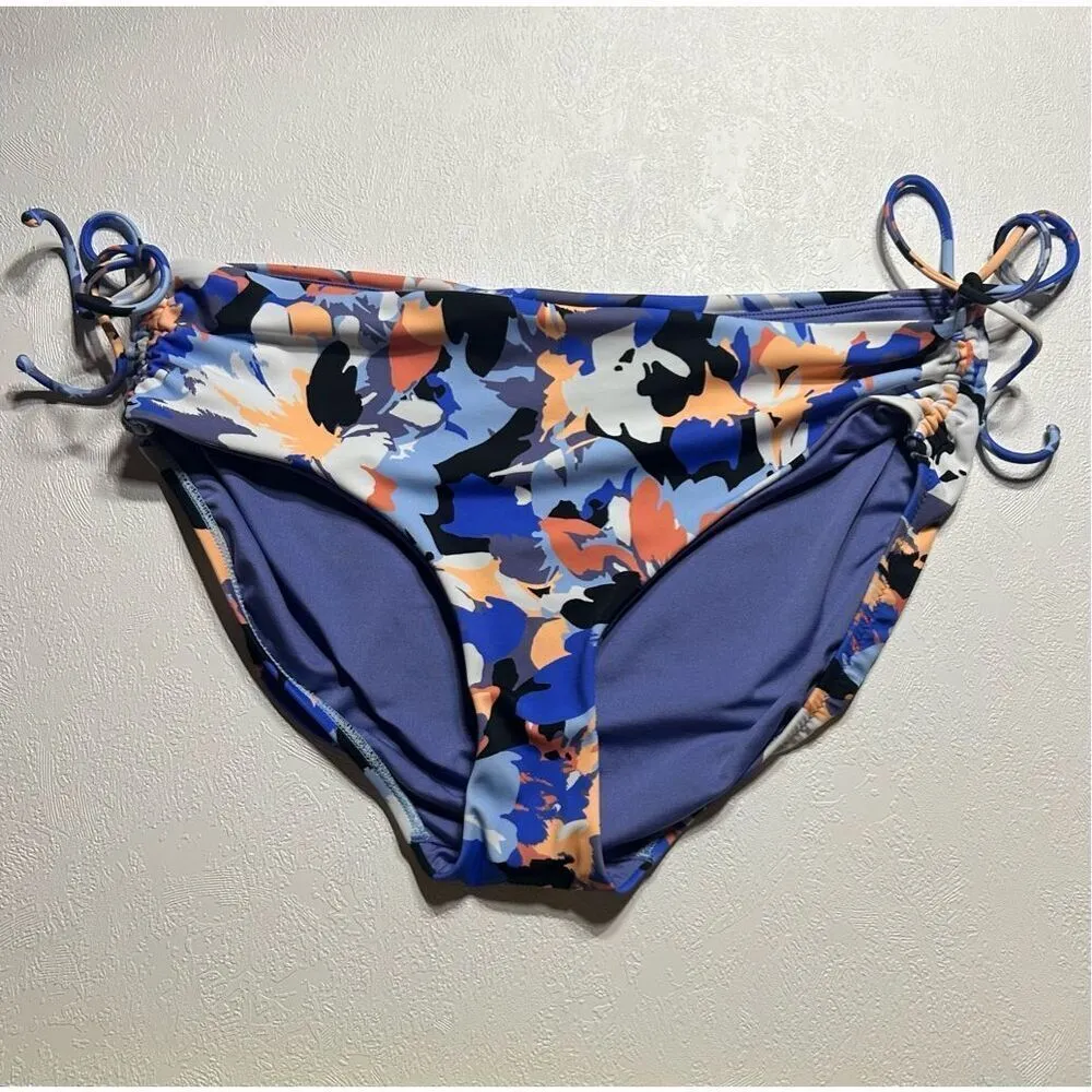 New Athleta L Swim Set Floral Triangle Tankini + L Cinch Full Bikini Bottom wome - Image 7