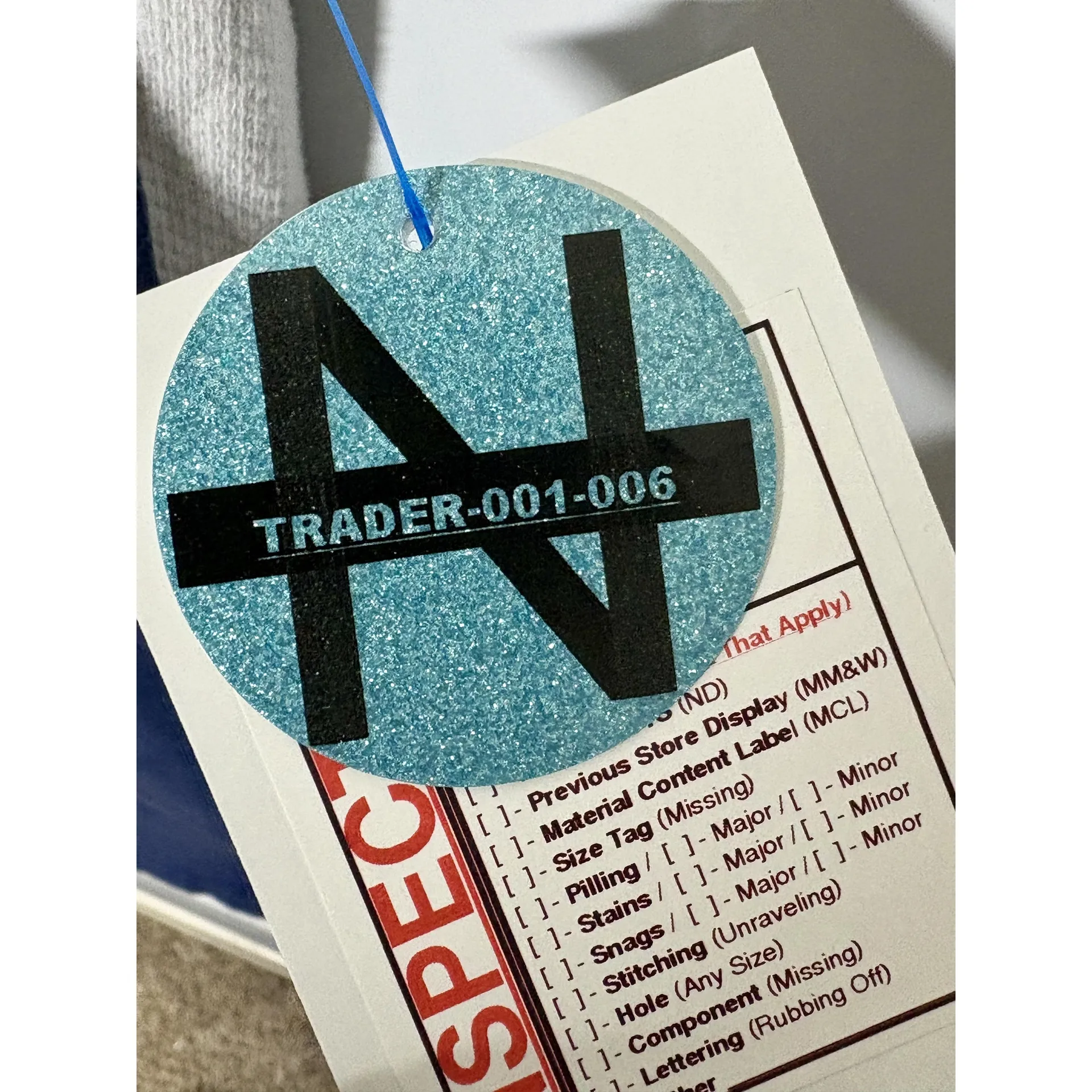 Abercrombie & Fitch Navy Blue White Racerback Mini Dress Size L Vintage 90s Y2K - Image 5