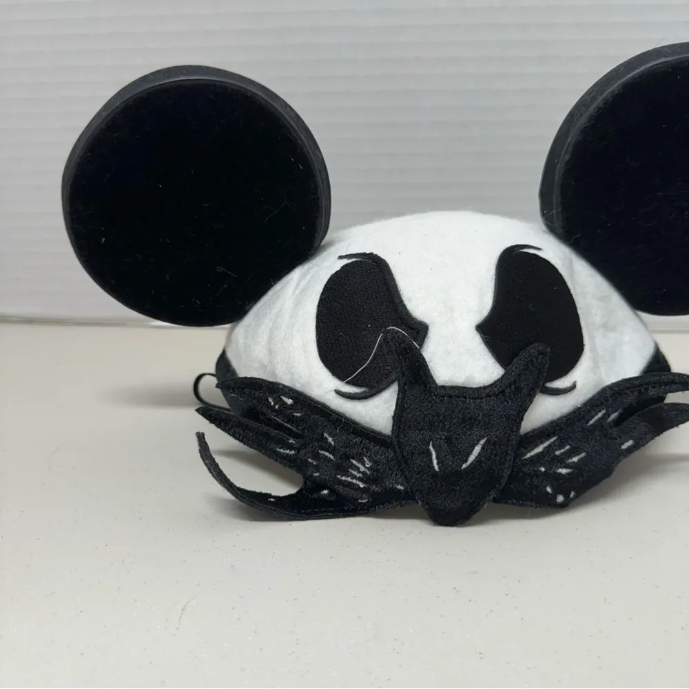 Disney Parks Jack Skellington Black & White Mouse Ears OS Halloween Disneyland - Image 2