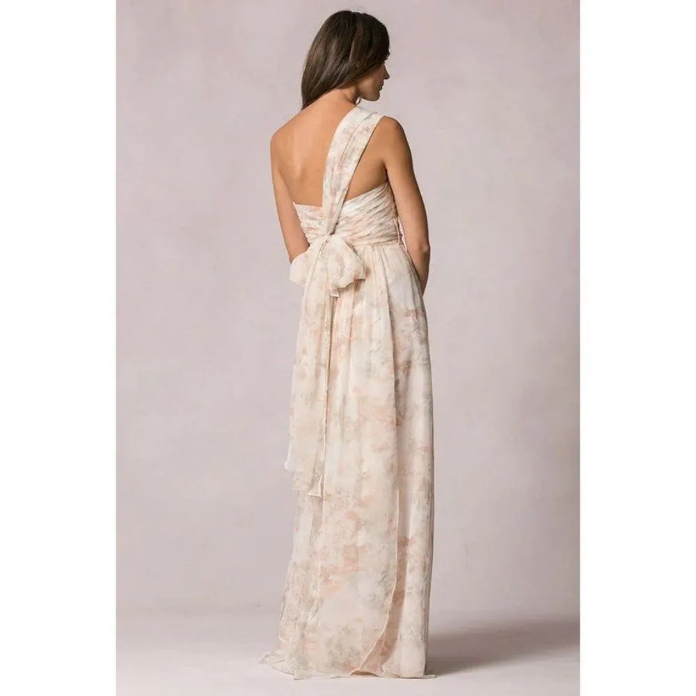 Jenny Yoo Nyla Gown Convertible Chiffon Watercolor Print Maxi Dress Nabi 12 - Image 99